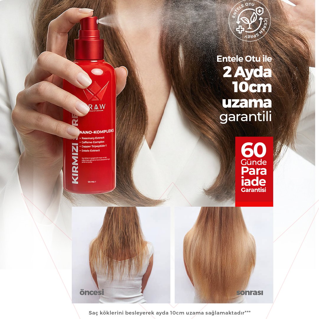 Entele Kırmızı Sprey 