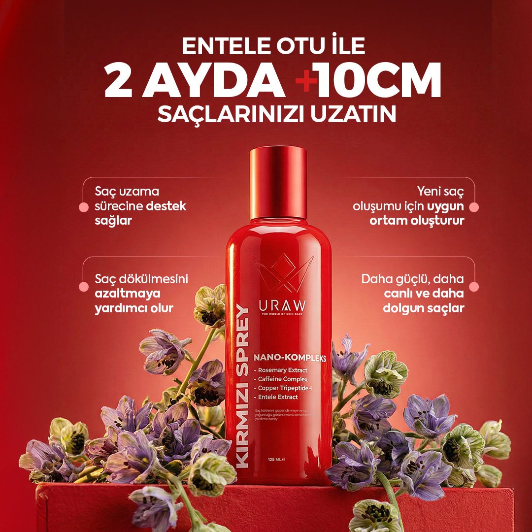 Entele Kırmızı Sprey 