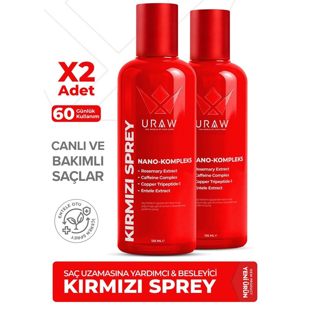 Entele Kırmızı Sprey 2'li Fırsat Paketi