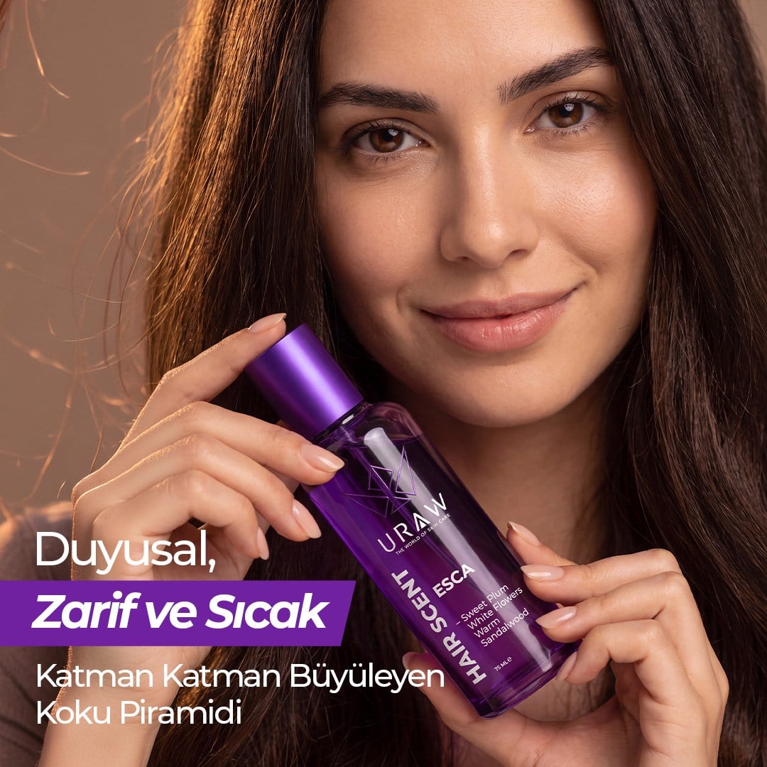 Esca Saç Parfümü | Erik, Beyaz Çiçekler ve Sandal Ağacı