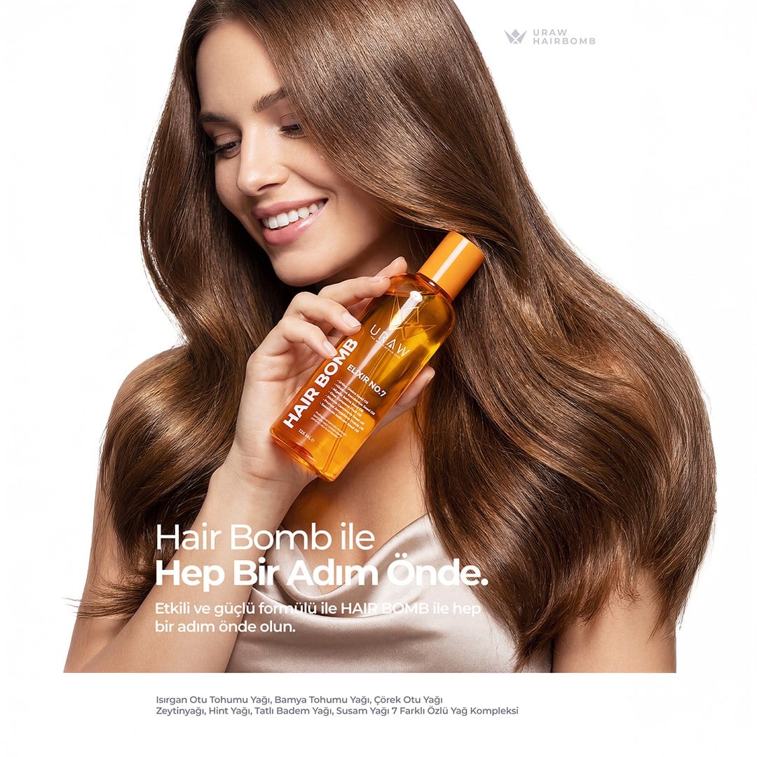Hair Bomb - Yeniden Yapılandırıcı ve Besleyici Saç Bakım Yağı