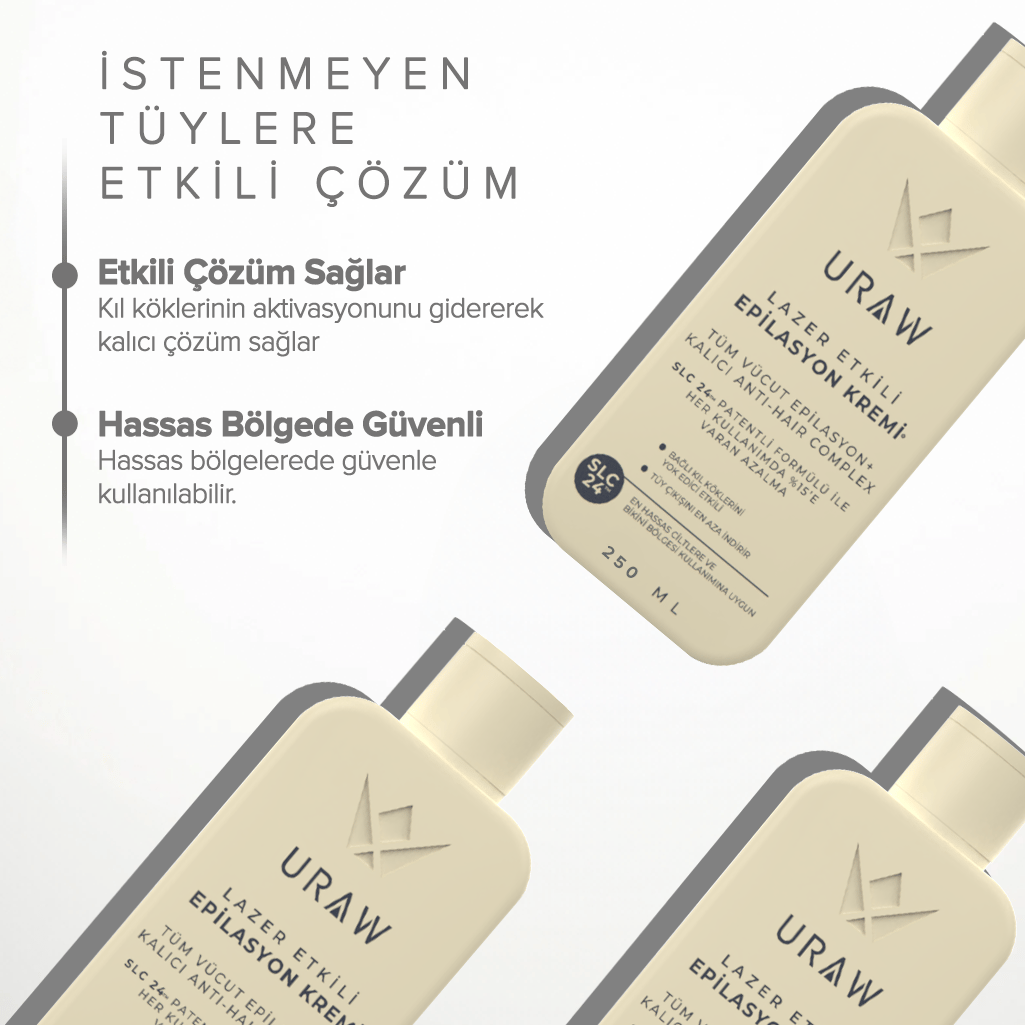Lazer Etkili Epilasyon Krem 