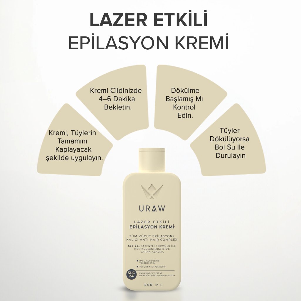 Lazer Etkili Epilasyon Krem 