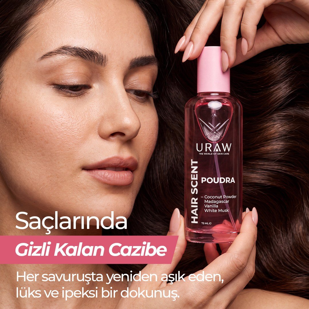Poudra Saç Parfümü | Hindistan Cevizi, Vanilya ve Beyaz Misk