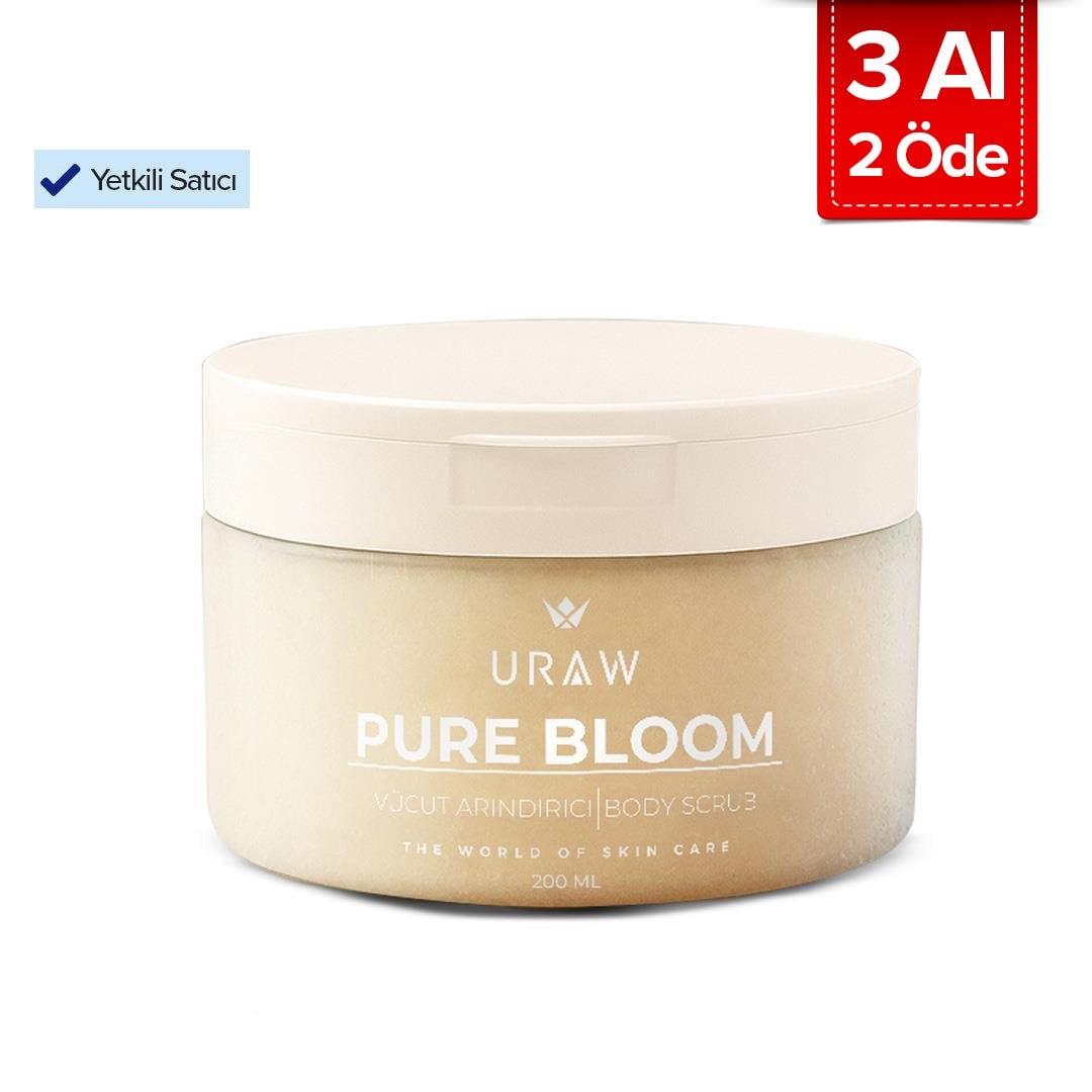 Uraw Pure Bloom Magnolia – Arındırıcı Body Scrub