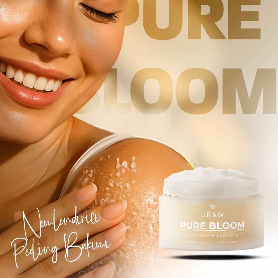 Uraw Pure Bloom Magnolia – Arındırıcı Body Scrub
