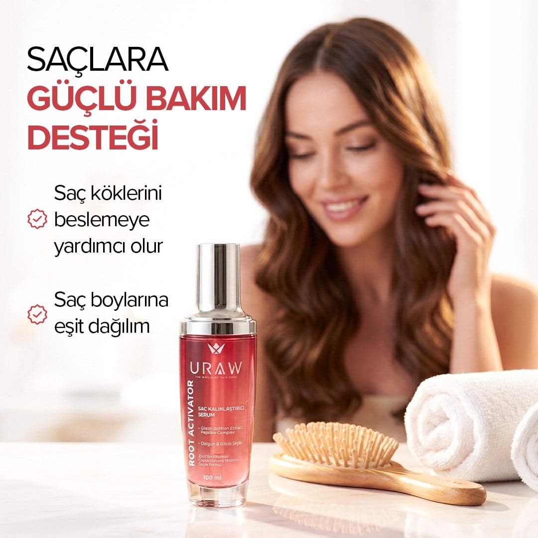 aç Kalınlaştırıcı Serum | Root Activator 100 ml | Saç Köklerini Güçlendirmeye Yardımcı Form