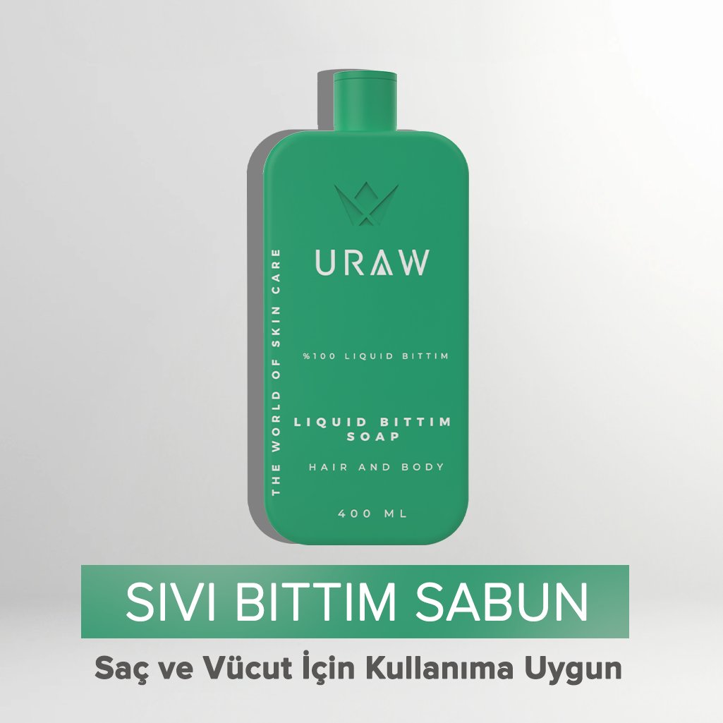 Liquid Bıttım Soap (Anti-Dandruff, Anti-Itch, Rejuvenating and Restorative Care Soap for Hair and Skin)