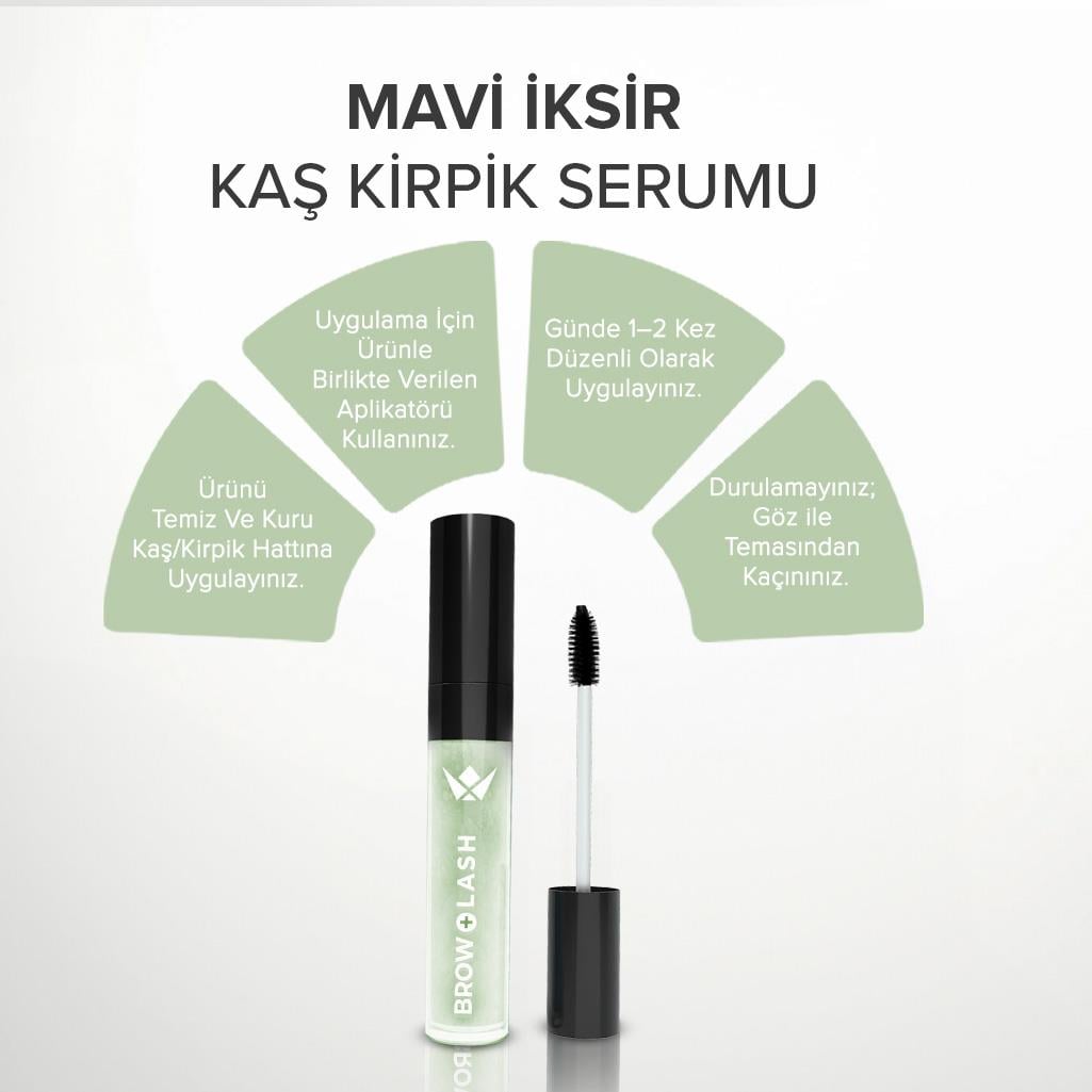 Uraw BrowLash Mavi İksir Kaş ve Kirpik Serumu