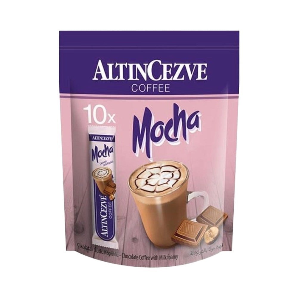 3ü1 Arada | Üçü bir arada Mocha Çikolatalı 10′ lu Paket (Tek İçimlik) -17 Gr x 10 Adet