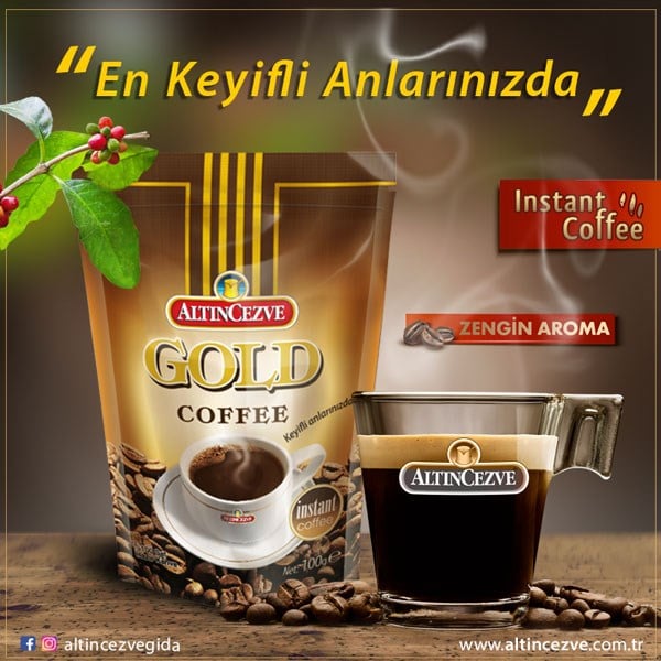 Altıncezve Gold Kahve | Instant Coffee | Hazır Kahve | Granül Kahve 100 Gr