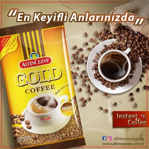 Altıncezve Gold Kahve | Instant Coffee | Hazır Kahve | Granül Kahve 500 Gr