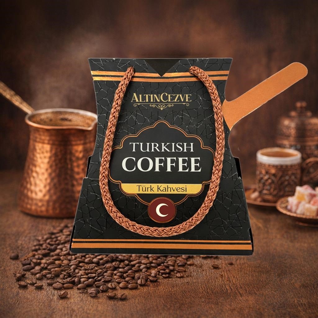 Altıncezve Türk Kahvesi 80 gr - Hediyelik Cezve Maketi Kutuda