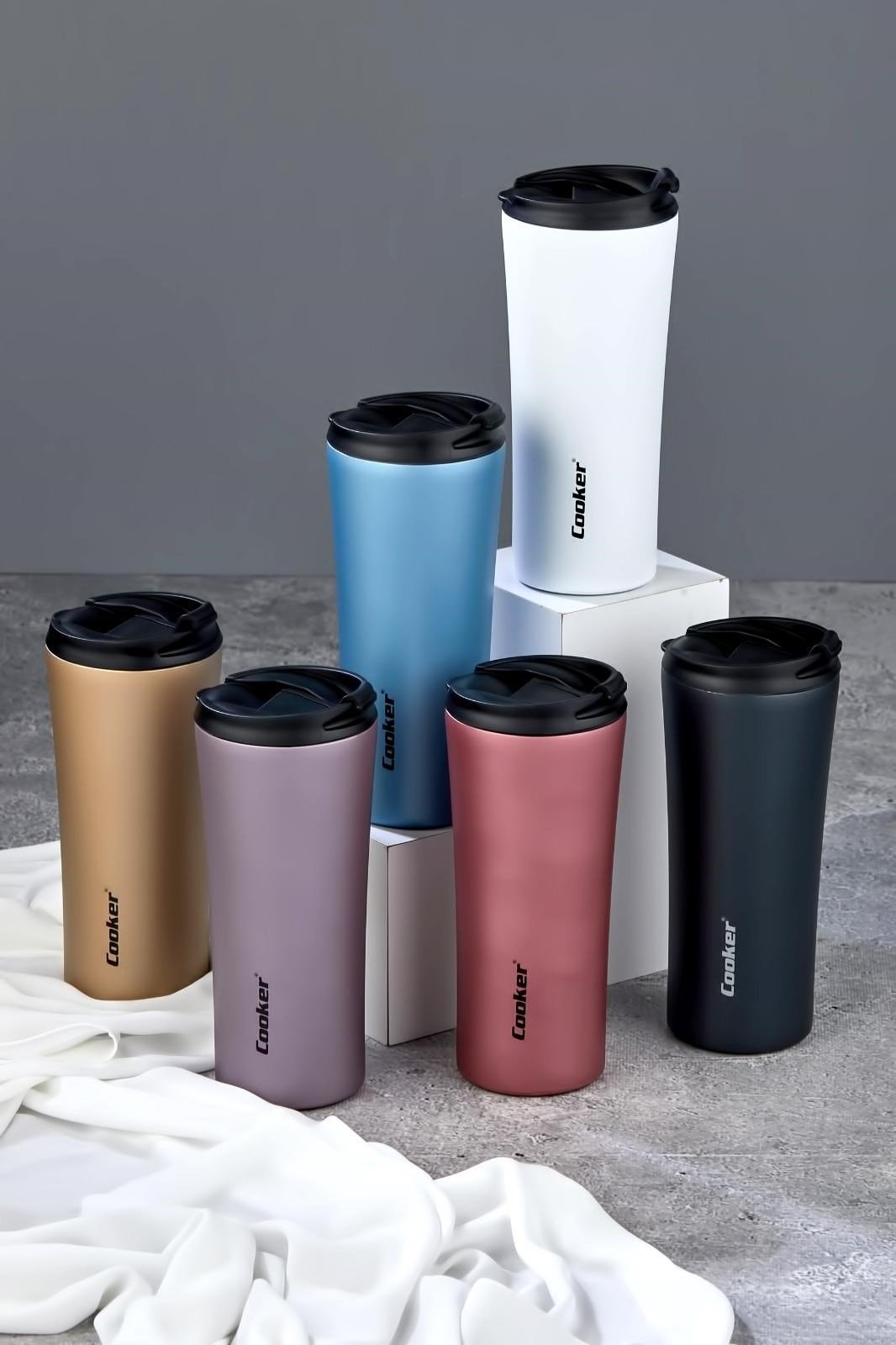 Cooker Paslanmaz Çelik Bardak Termos 400 ml