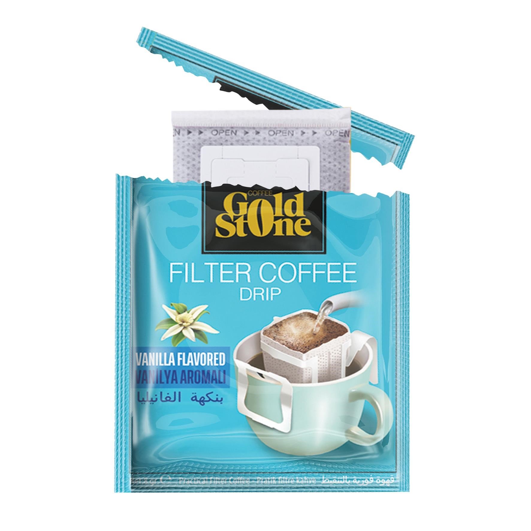 Gold Stone Drip Filtre Kahve - Vanilya Aromalı