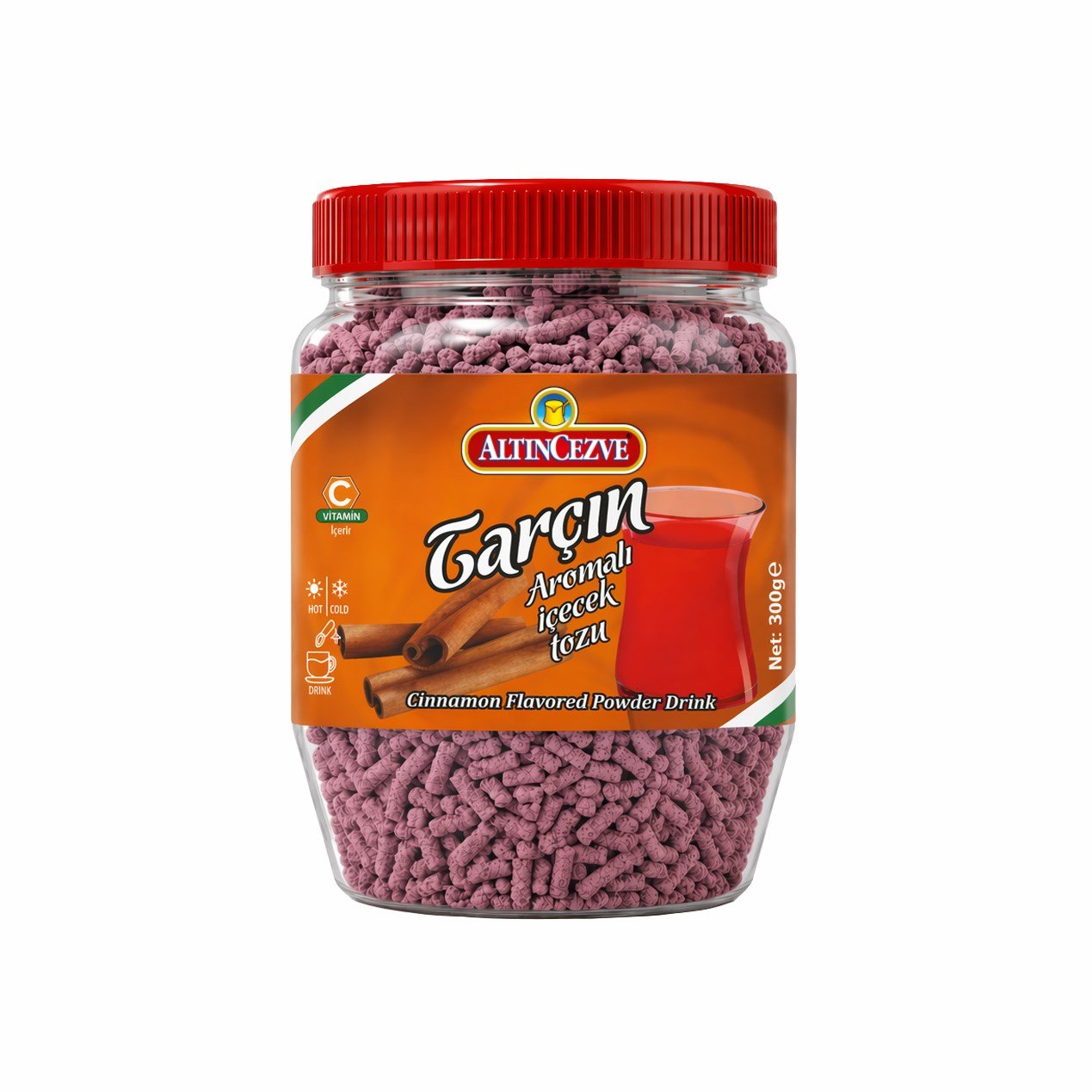 Granül Tarçın Aromalı İçecek Tozu 300 Gr