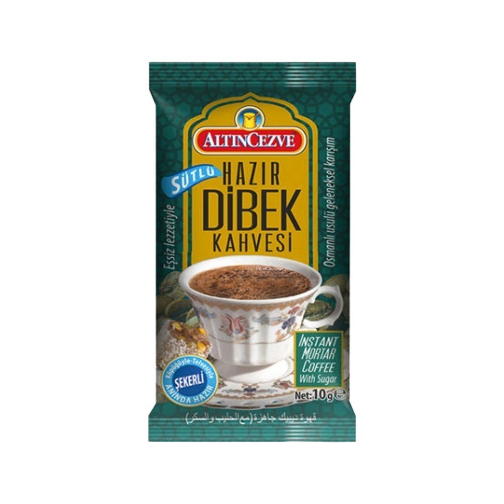 Hazır Dibek Kahvesi Sütlü Şekerli 20 x 10 G