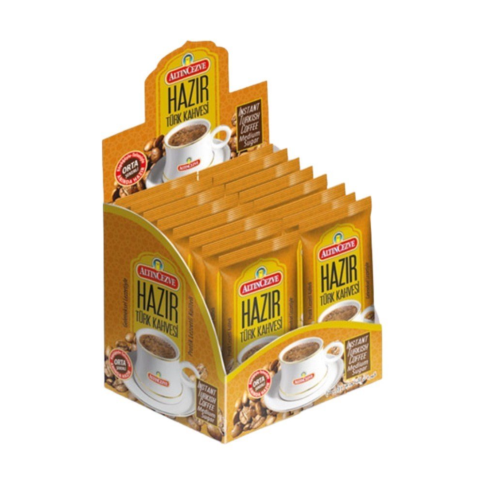 Altıncezve Hazır Türk Kahvesi Orta (Orta Şekerli) 20' li Paket (20 Adet x 9 Gr)