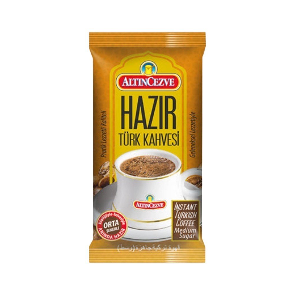 Altıncezve Hazır Türk Kahvesi Orta (Orta Şekerli) 20' li Paket (20 Adet x 9 Gr)