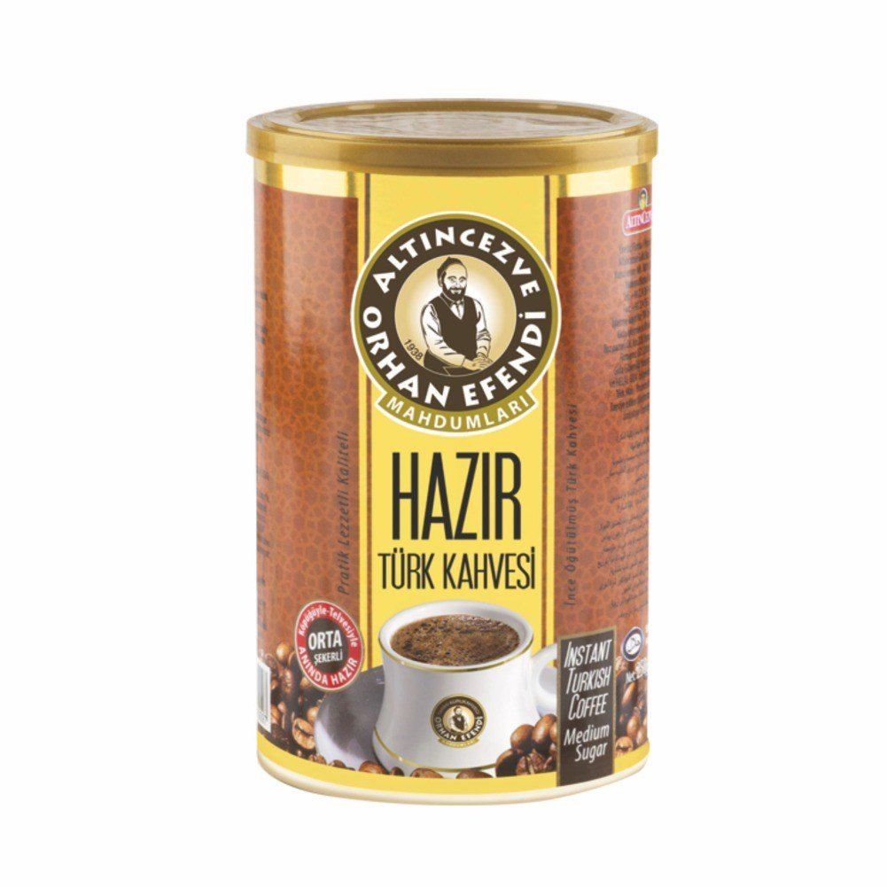 Altıncezve Orhan Efendi Hazır Türk Kahvesi Orta (Orta Şekerli) Teneke 250 Gr