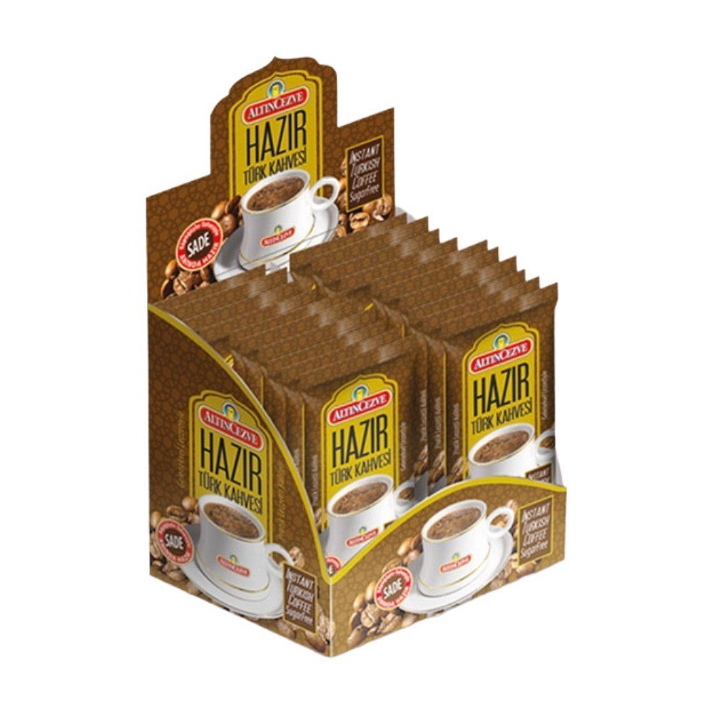 Hazır Türk Kahvesi Sade (Şekersiz) 20' li Paket (20 Adet x 7 Gr)
