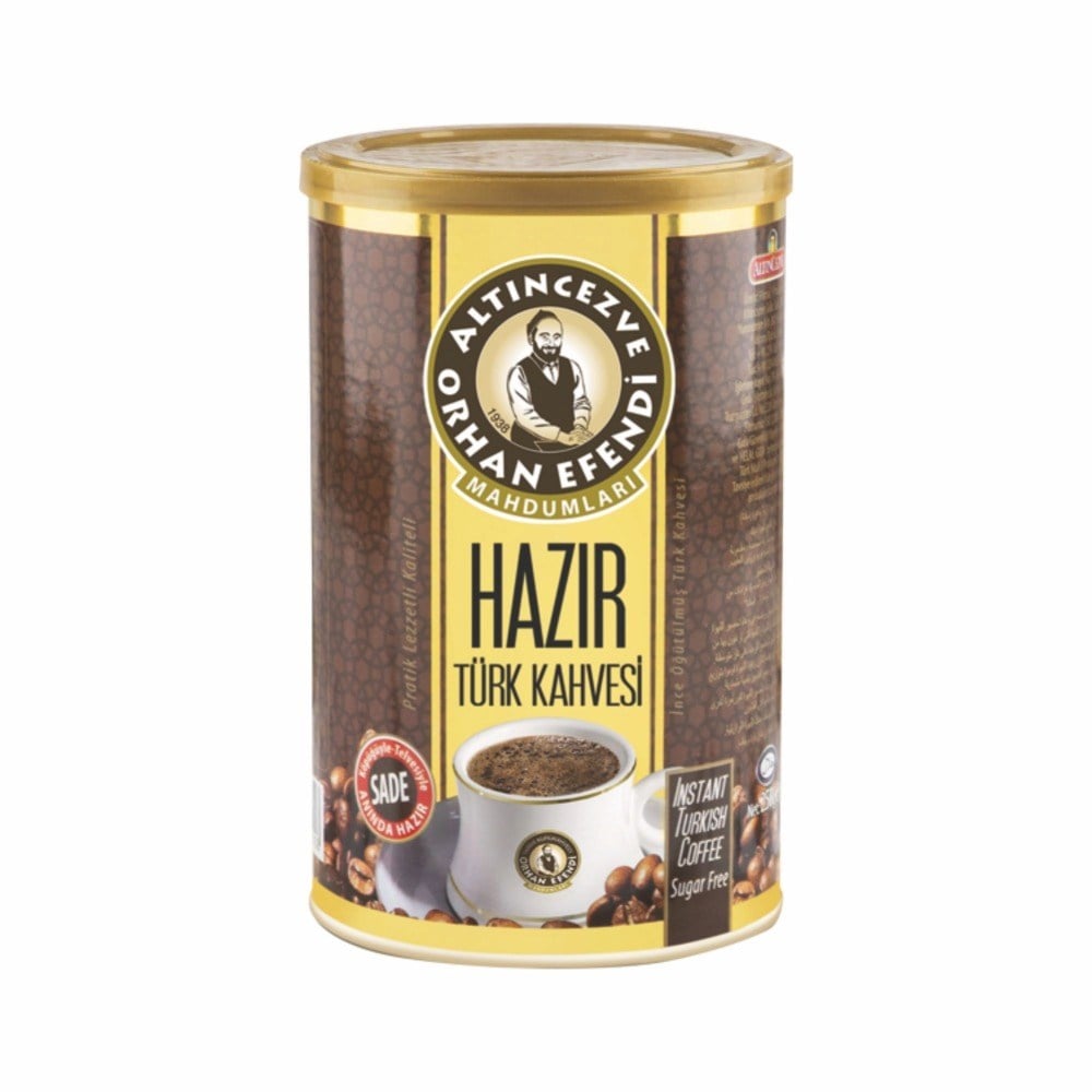 Altıncezve Orhan Efendi Hazır Türk Kahvesi Sade (Şekersiz) Teneke 250 Gr