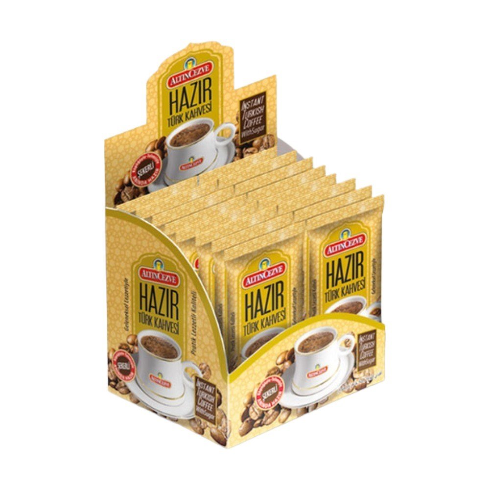 Altıncezve Hazır Türk Kahvesi Şekerli 20' li Paket (20 Adet x 11 Gr)