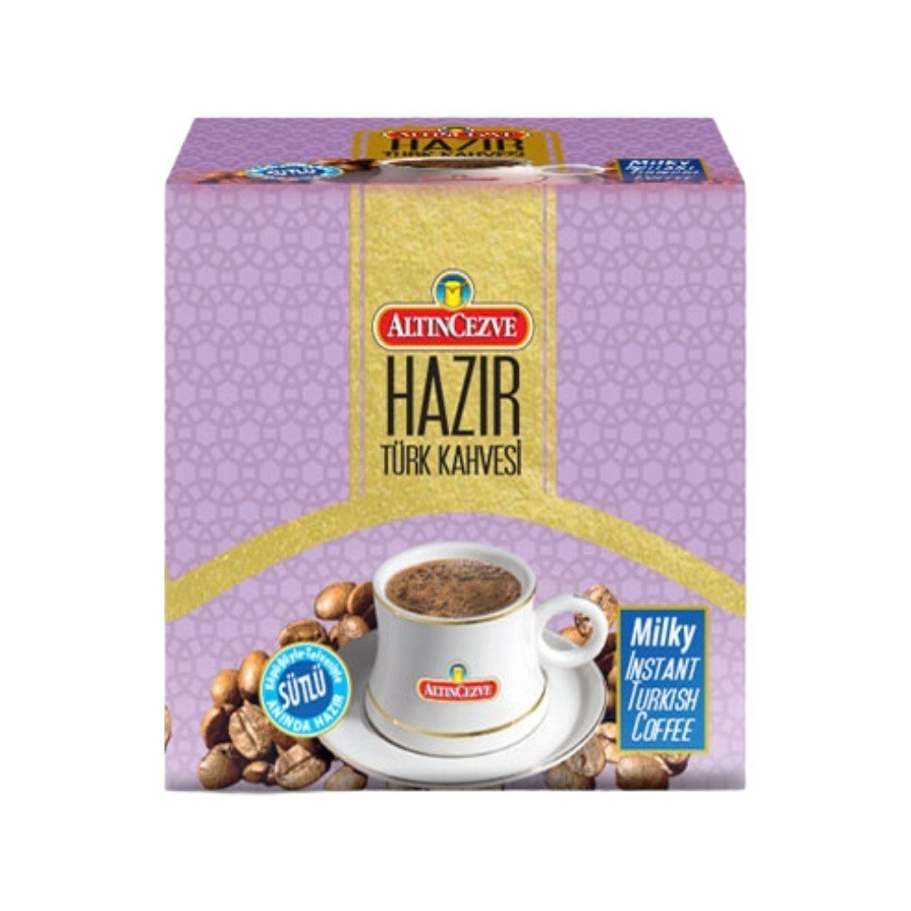 Hazır Türk Kahvesi Sütlü-Şekerli 20' li Paket (20 Adet x 11 Gr)