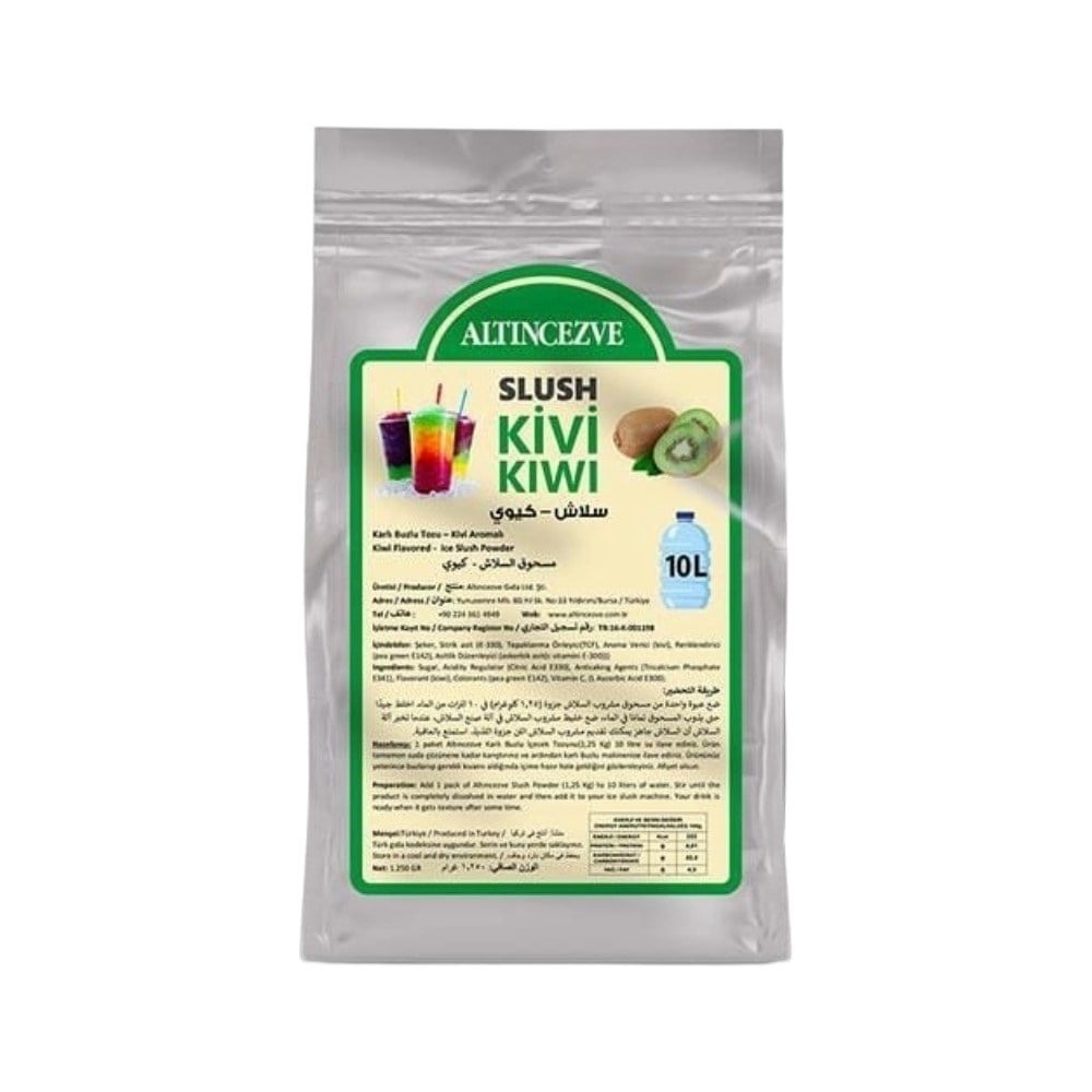 Ice Slush Karlı Buzlu Karlama Tozu | Kivi 1.250 Gr - 10 L