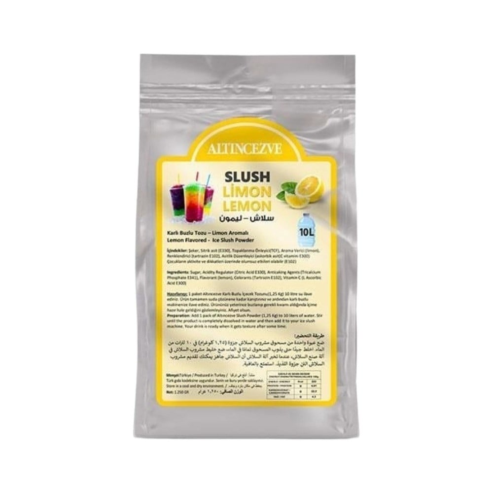 Ice Slush Karlı Buzlu Karlama Tozu | Limon 1.250 Gr - 10 L