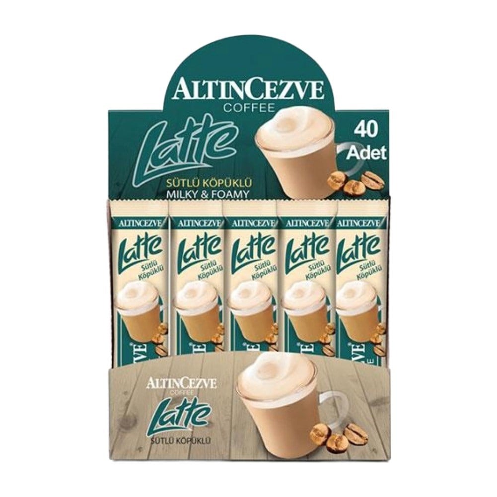 Latte Sütlü Köpüklü 40′ lı Paket (Tek İçimlik) 16 Gr x 40 Adet