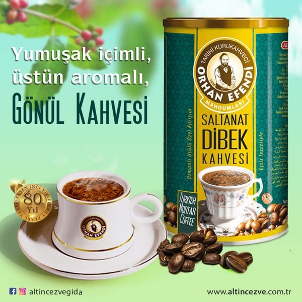 Orhan Efendi Dibek Kahvesi Teneke 500 G