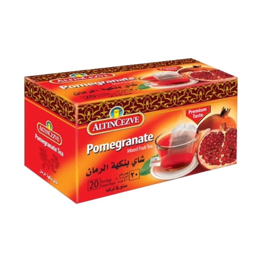 Pomegranate Nar Aromalı Süzen Poşet Çay 20'li