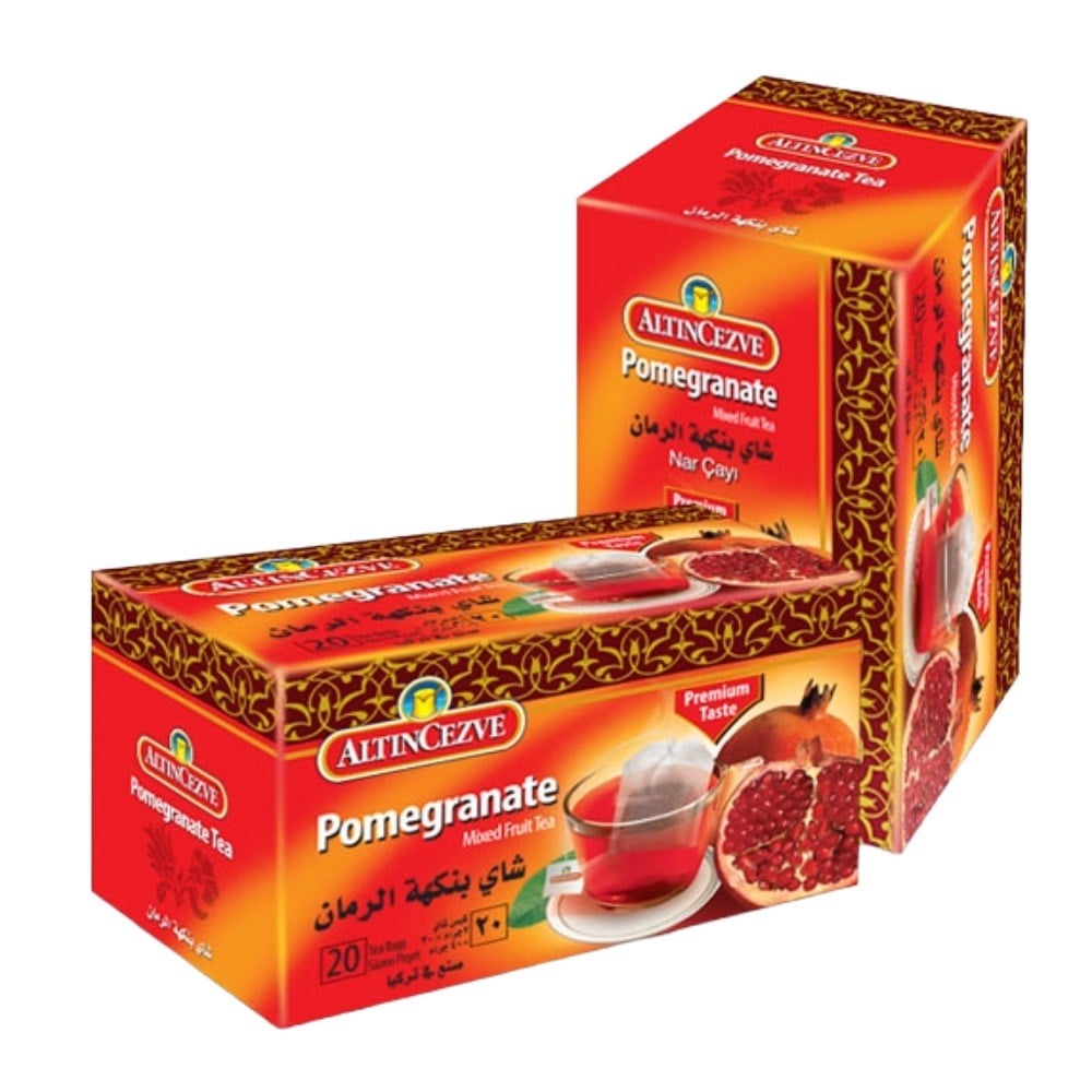 Pomegranate Nar Aromalı Süzen Poşet Çay 20'li