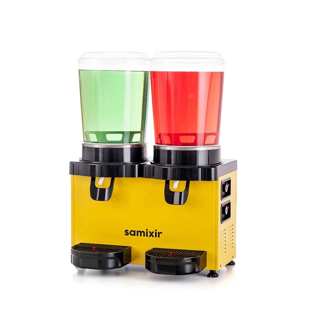 Samixir Panoramik 10 Twin (2’li) Soğuk İçecek Dispenseri – 10+10  lt