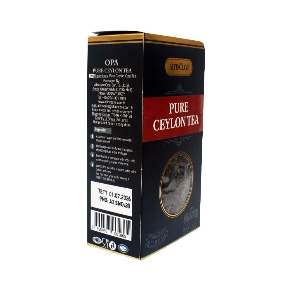 Siyah Seylan Yaprak Çay 120 gr