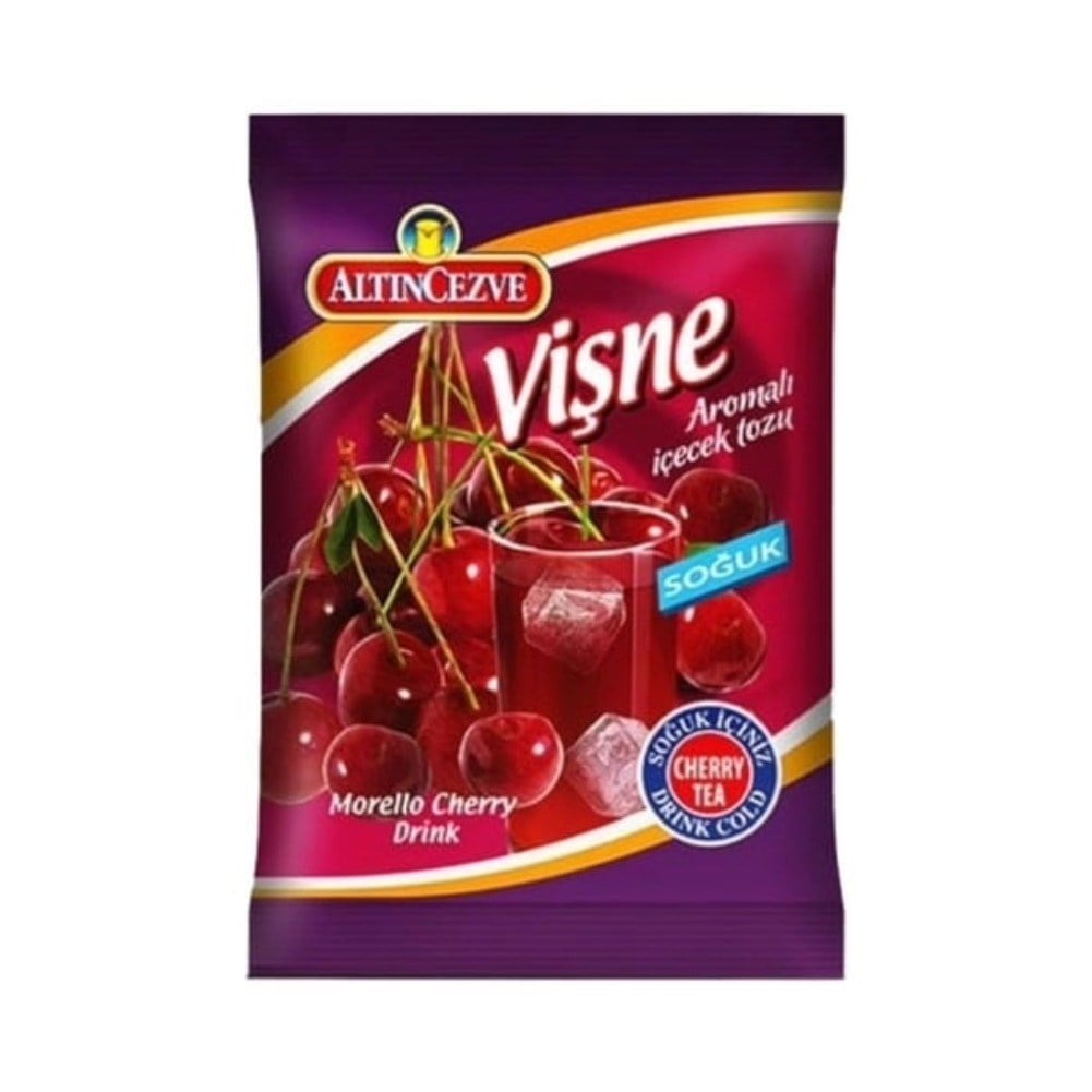 Vişne İçecek Tozu - Soğuk 450 Gr (10 Litre) | Limonata makineleri için uygundur