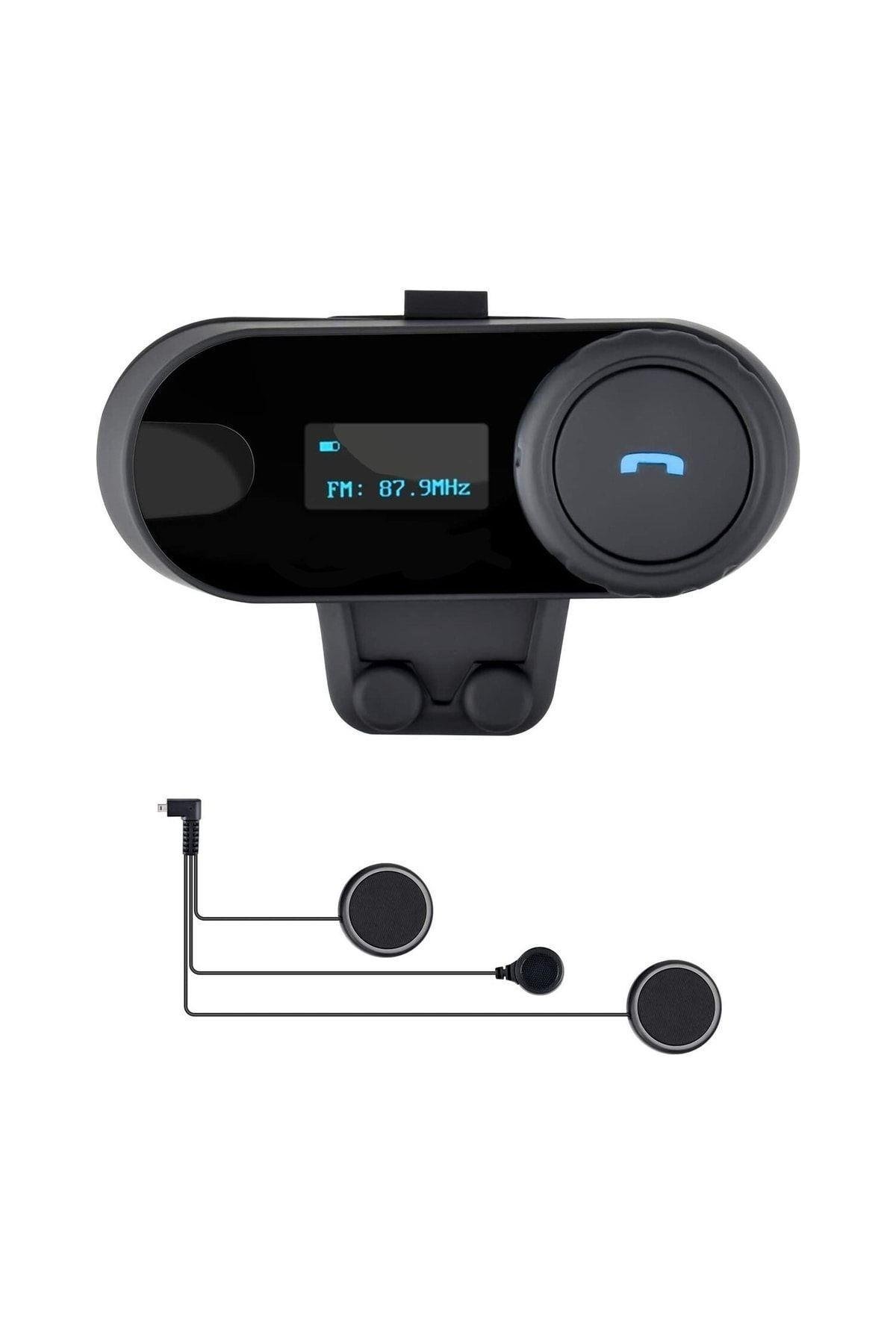 5.0 Bluetooth Su Geçirmez Interkom (FM RADYOLU)