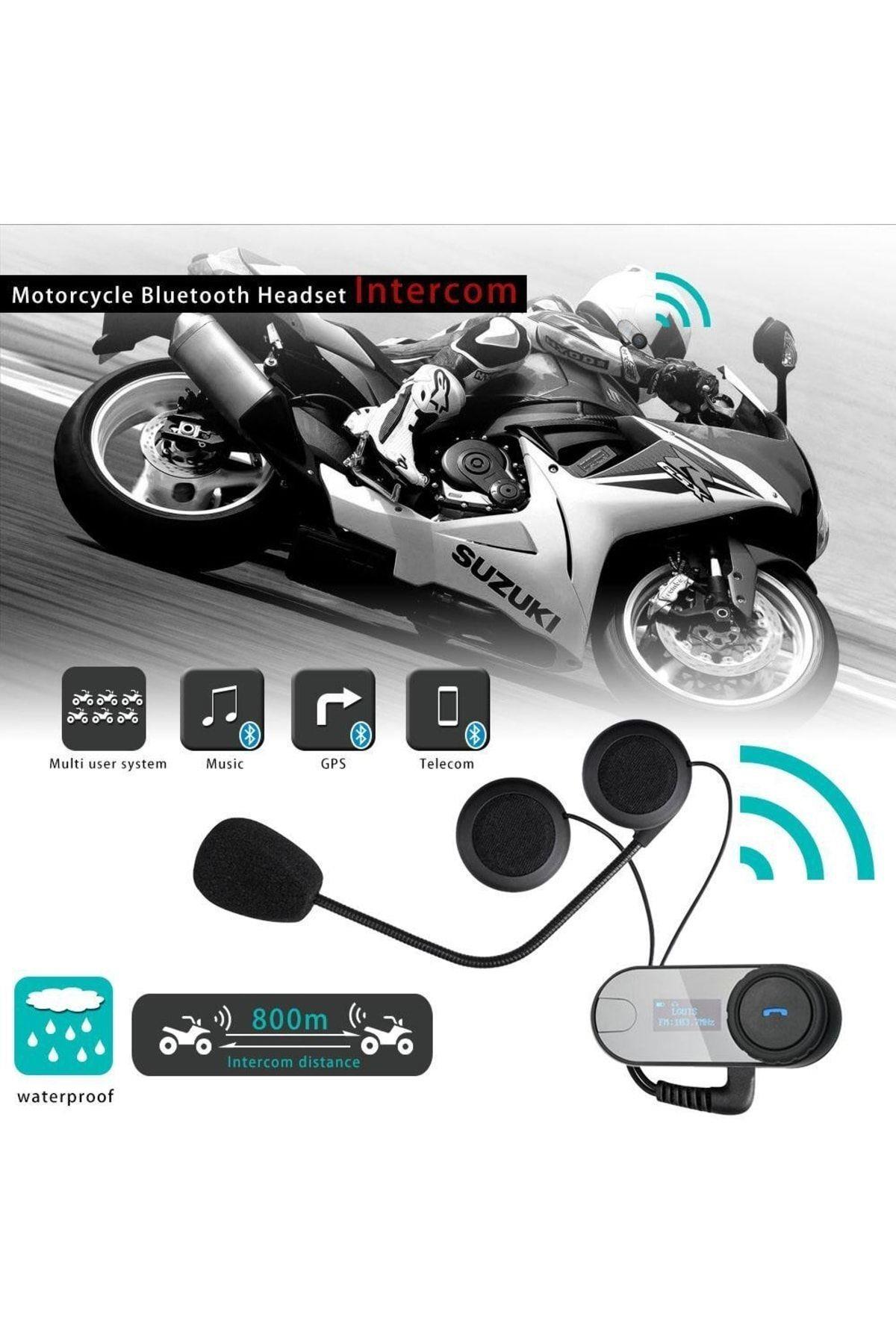 5.0 Bluetooth Su Geçirmez Interkom (FM RADYOLU)