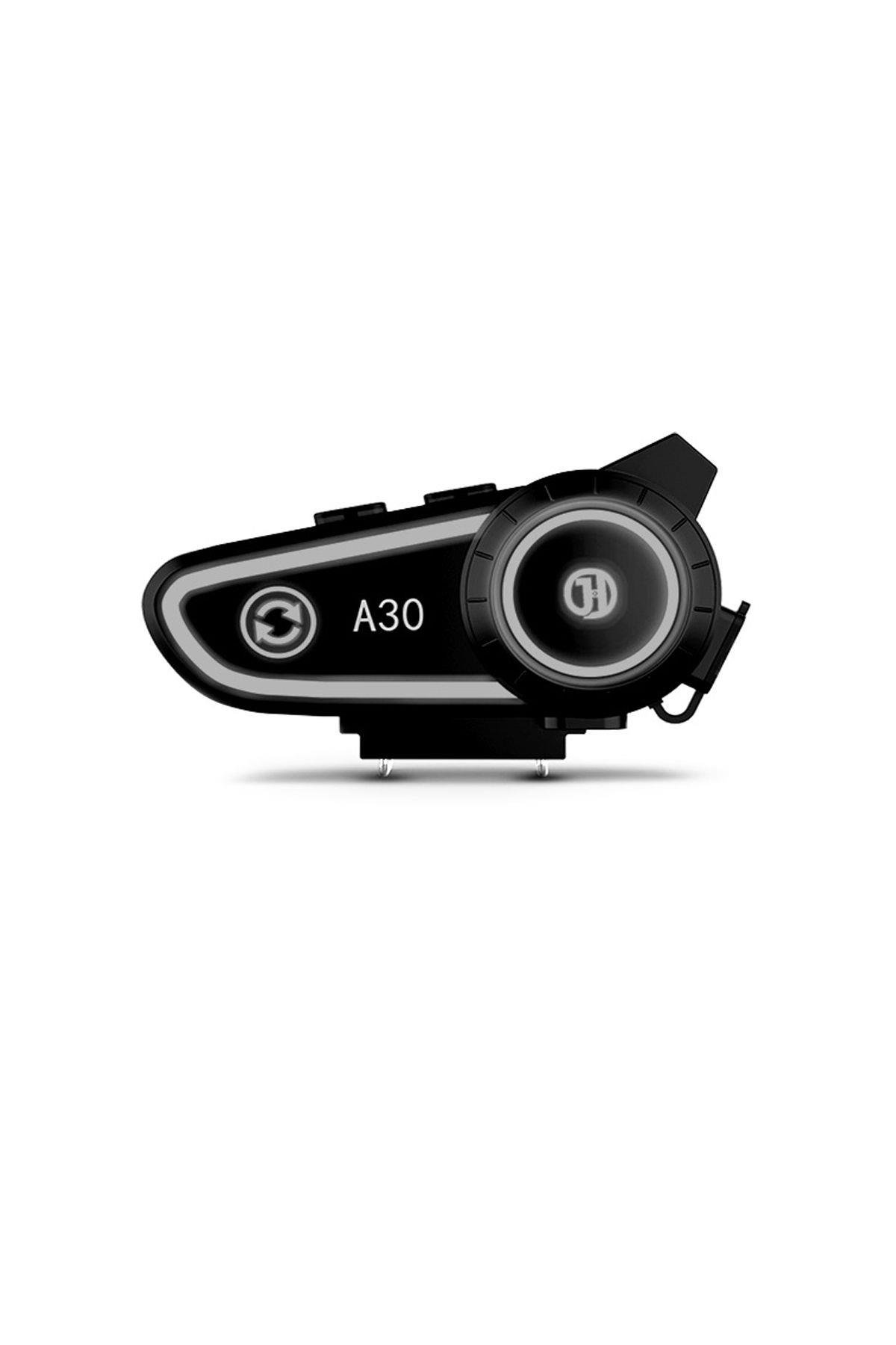 A30 Bluetooth 5.2 Stereo Bluetooth interkom kulaklık Motosiklet-Bisiklet Kask montaj