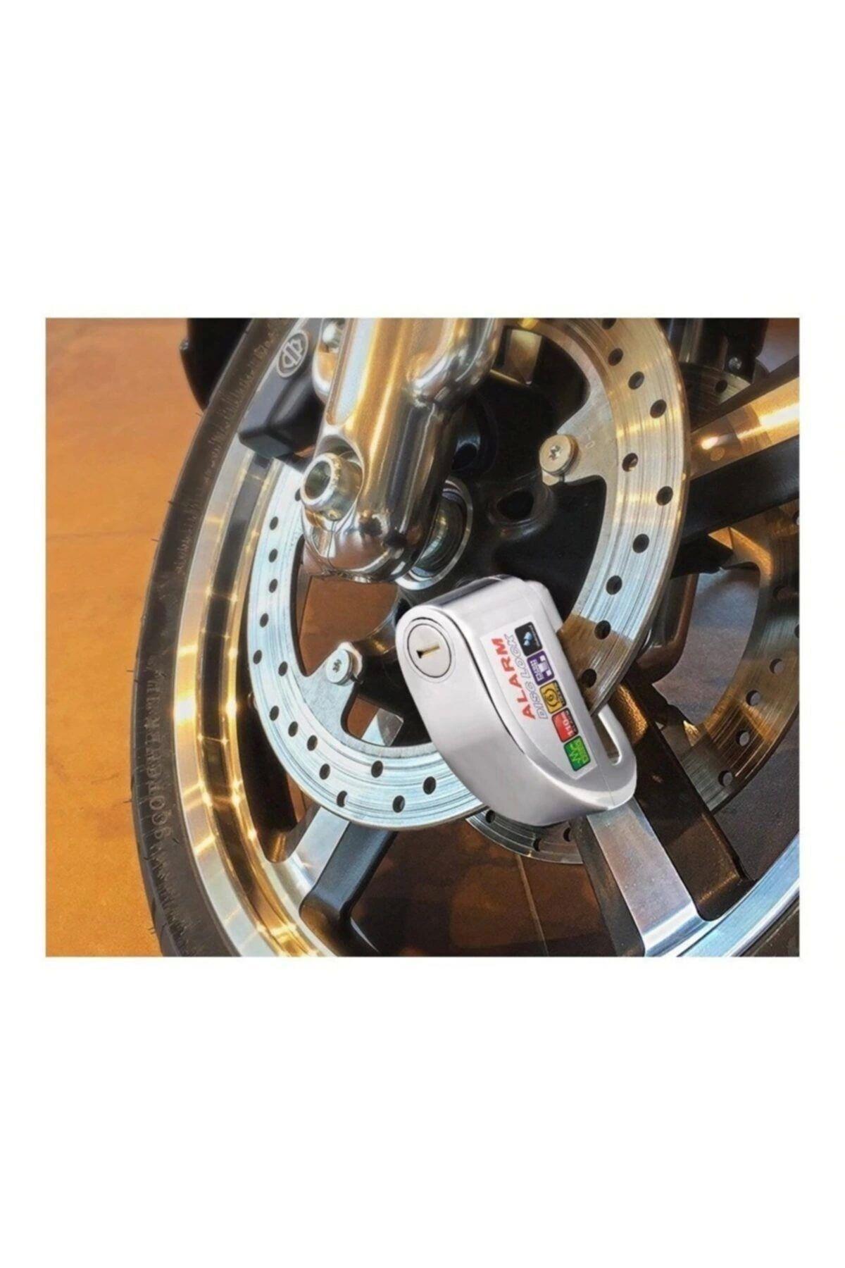 Alarmlı Disk Kilidi | Çelik Gövde | Yüksek Ses | Anti-theft Pro Shock Sensör [siyah]