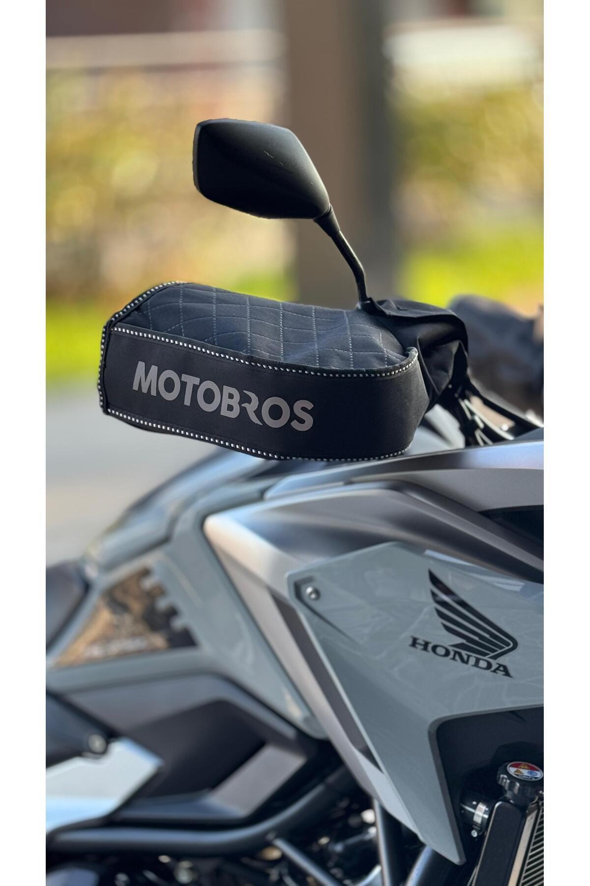 Arora Safari Pro Motosiklet El Koruma Kılıfı Reflektörlü ve İçi Yünlü Su Geçirmez Elcik