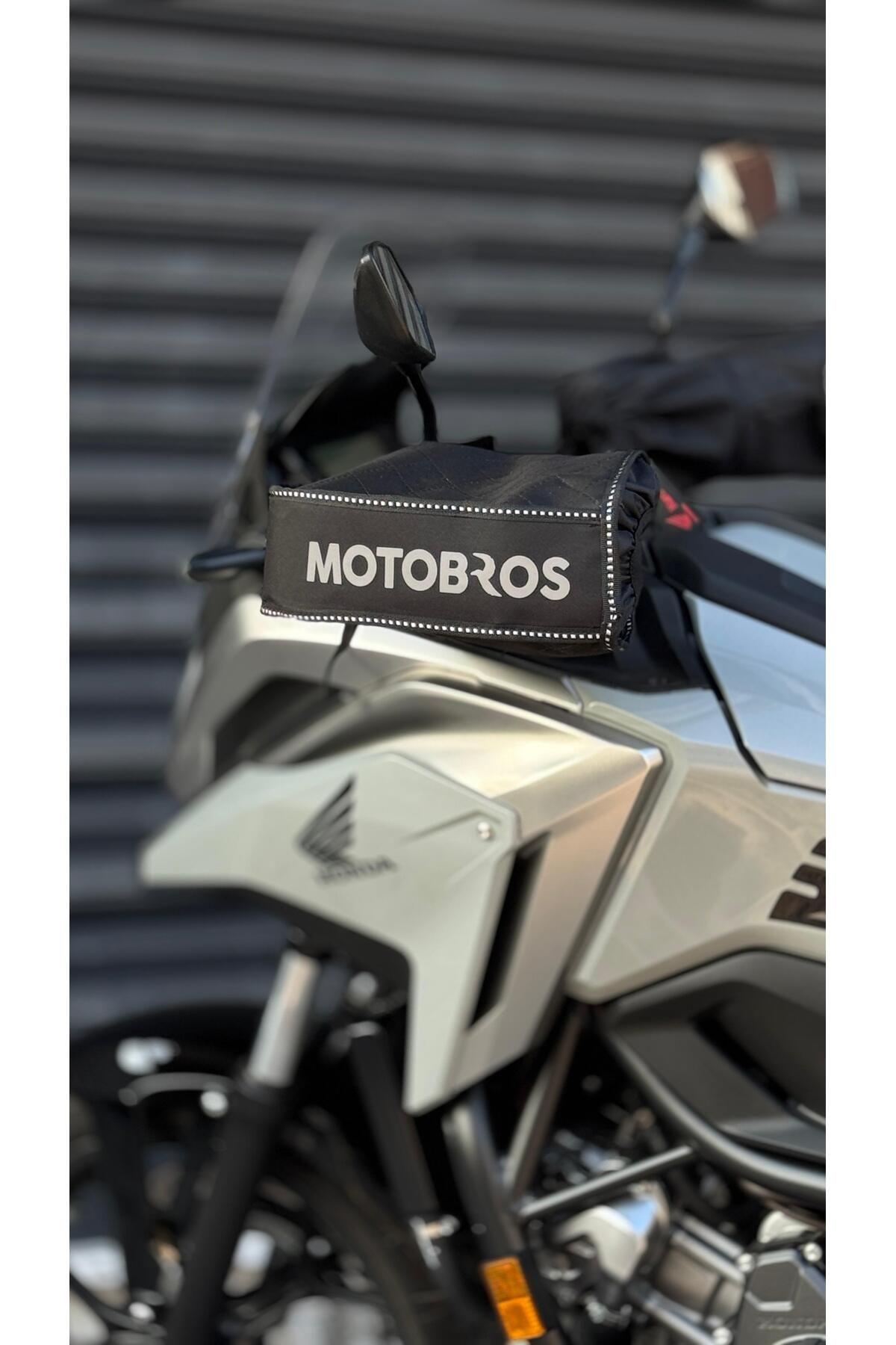 Arora Safari Pro Motosiklet El Koruma Kılıfı Reflektörlü ve İçi Yünlü Su Geçirmez Elcik