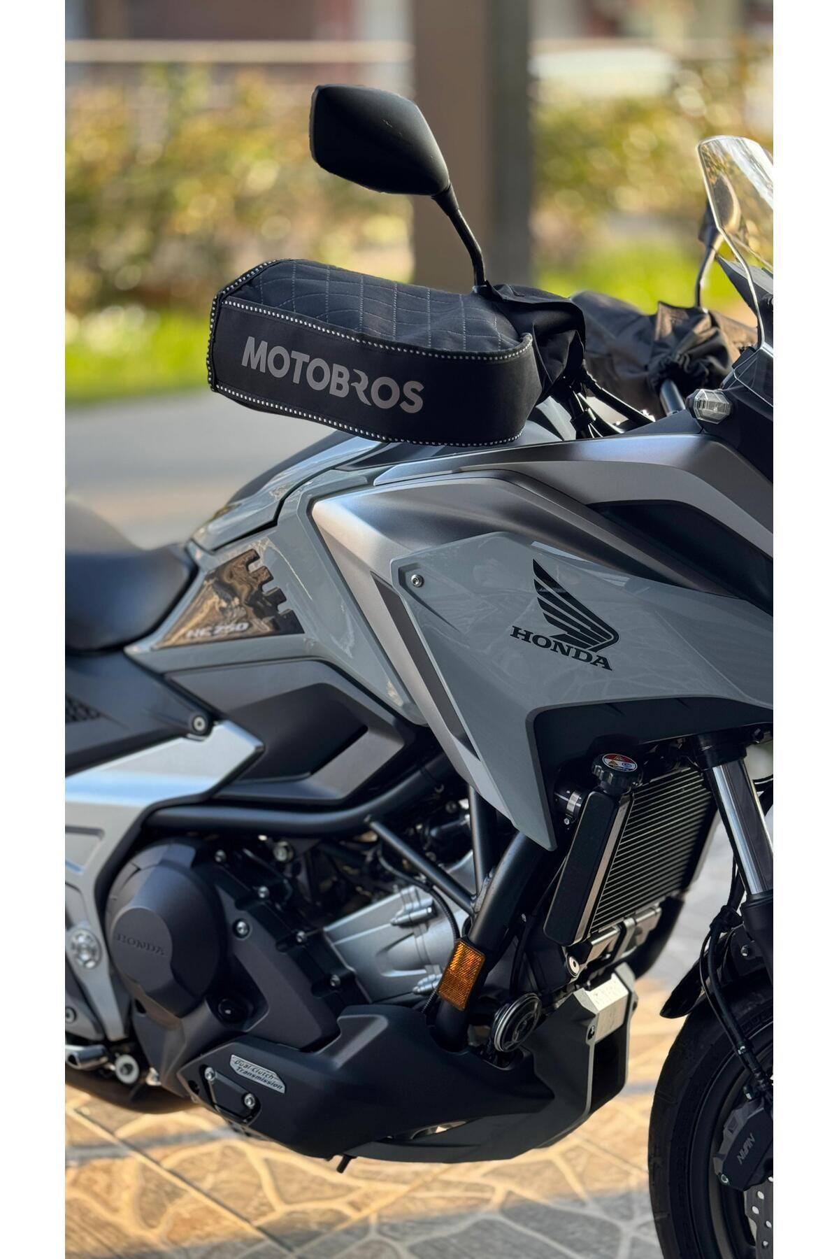Arora Safari Pro Motosiklet El Koruma Kılıfı Reflektörlü ve İçi Yünlü Su Geçirmez Elcik