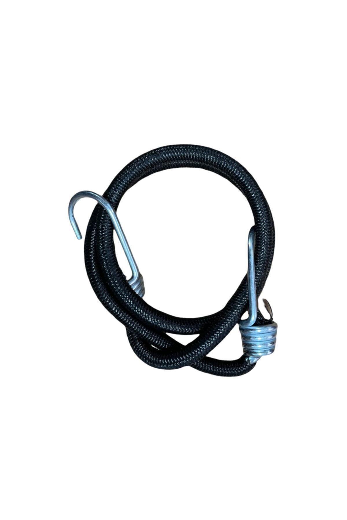 Bagaj Lastiği Kancalı Lastik Ultra Gergin Çelik Uçlu Misina Ip 1 Adet 90 Cm