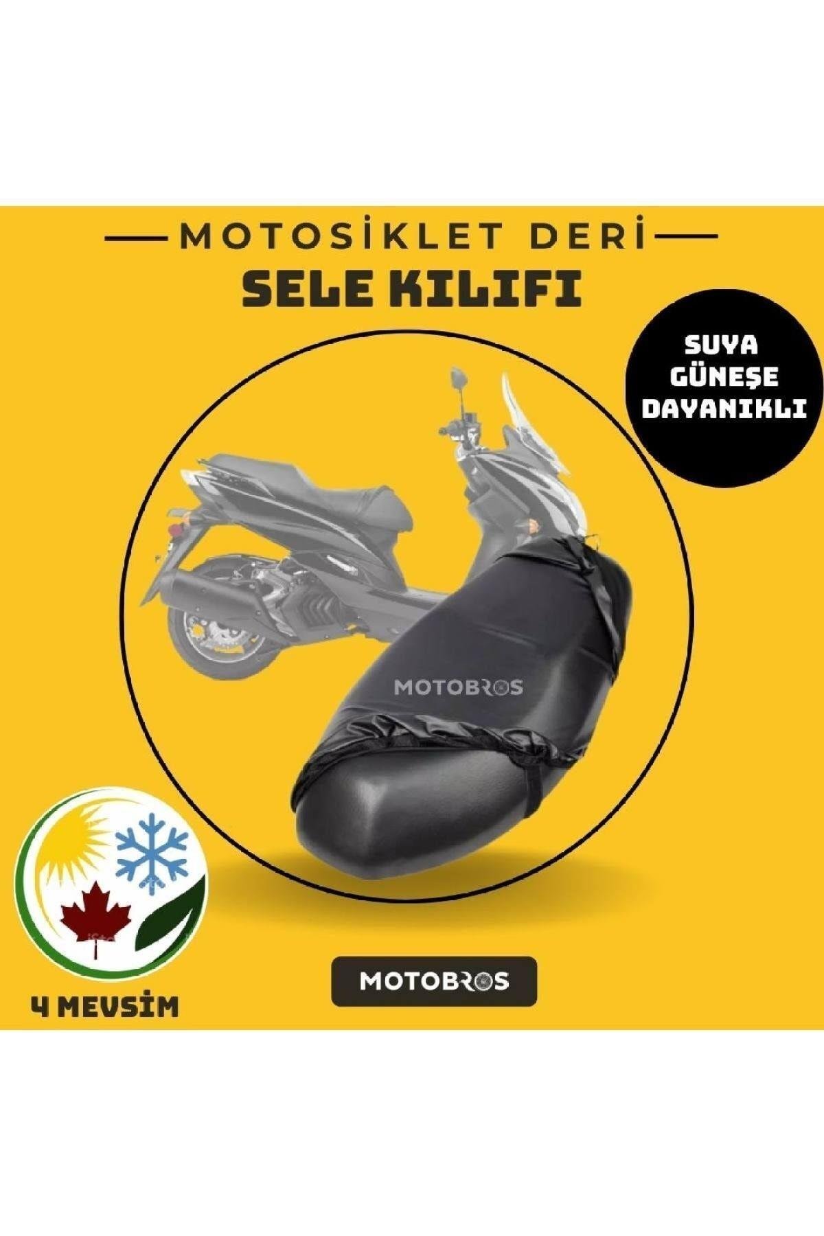 Boostzone Kuba Superlight 200 Uyumlu Motosiklet Deri Sele Kılıfı Örtüsü 