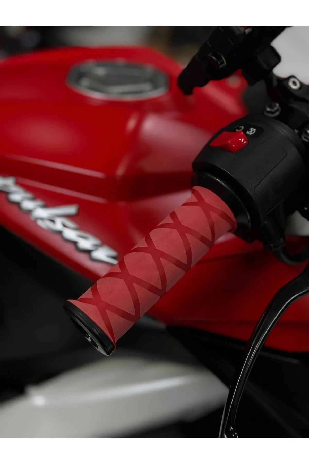 Cf Moto 250 NK Kırmızı Kauçuk Gidon Sarmalı Elcik Kılıfı Elcik Koruma Kılıfı