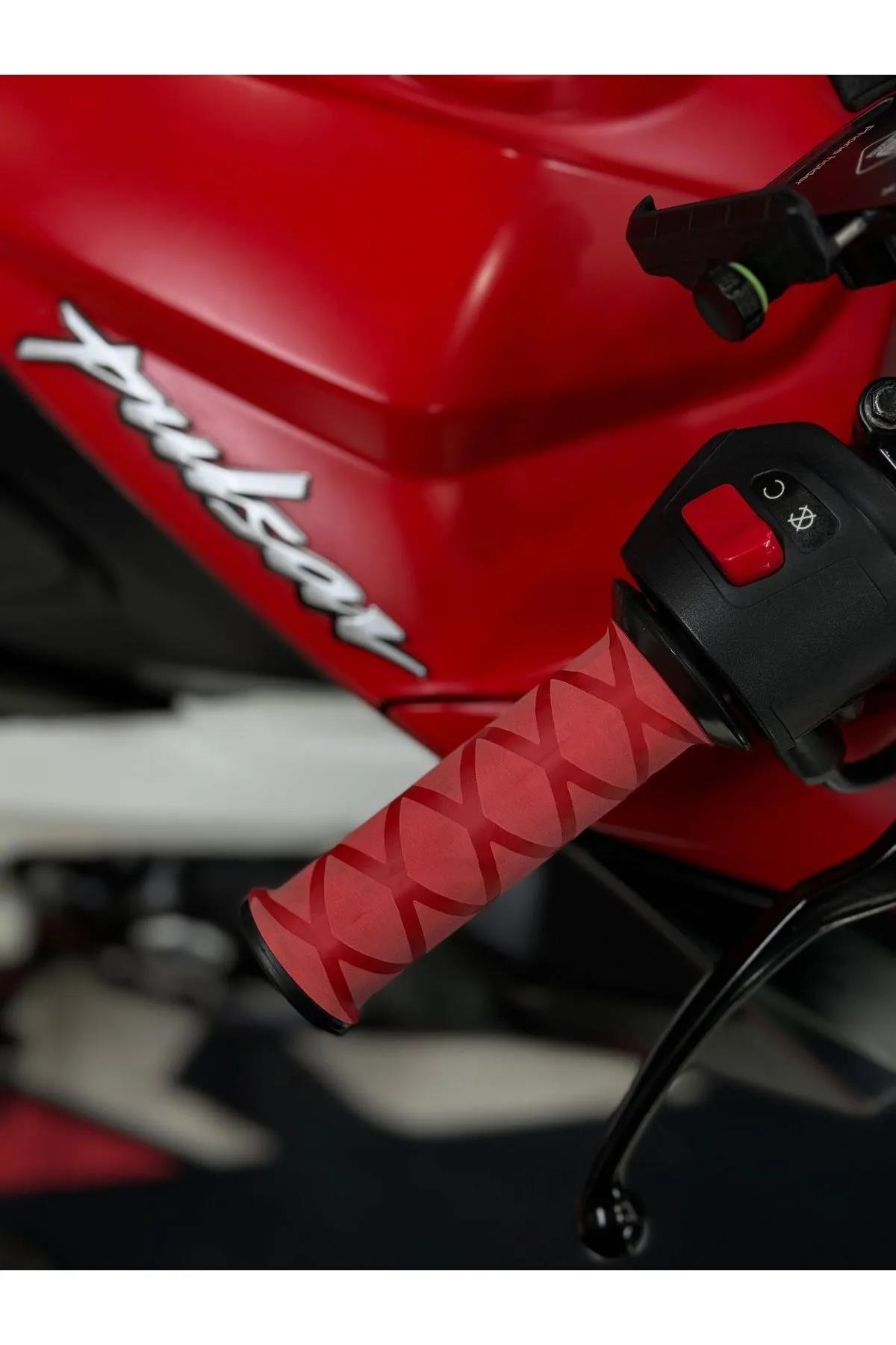 Cf Moto 250 NK Kırmızı Kauçuk Gidon Sarmalı Elcik Kılıfı Elcik Koruma Kılıfı