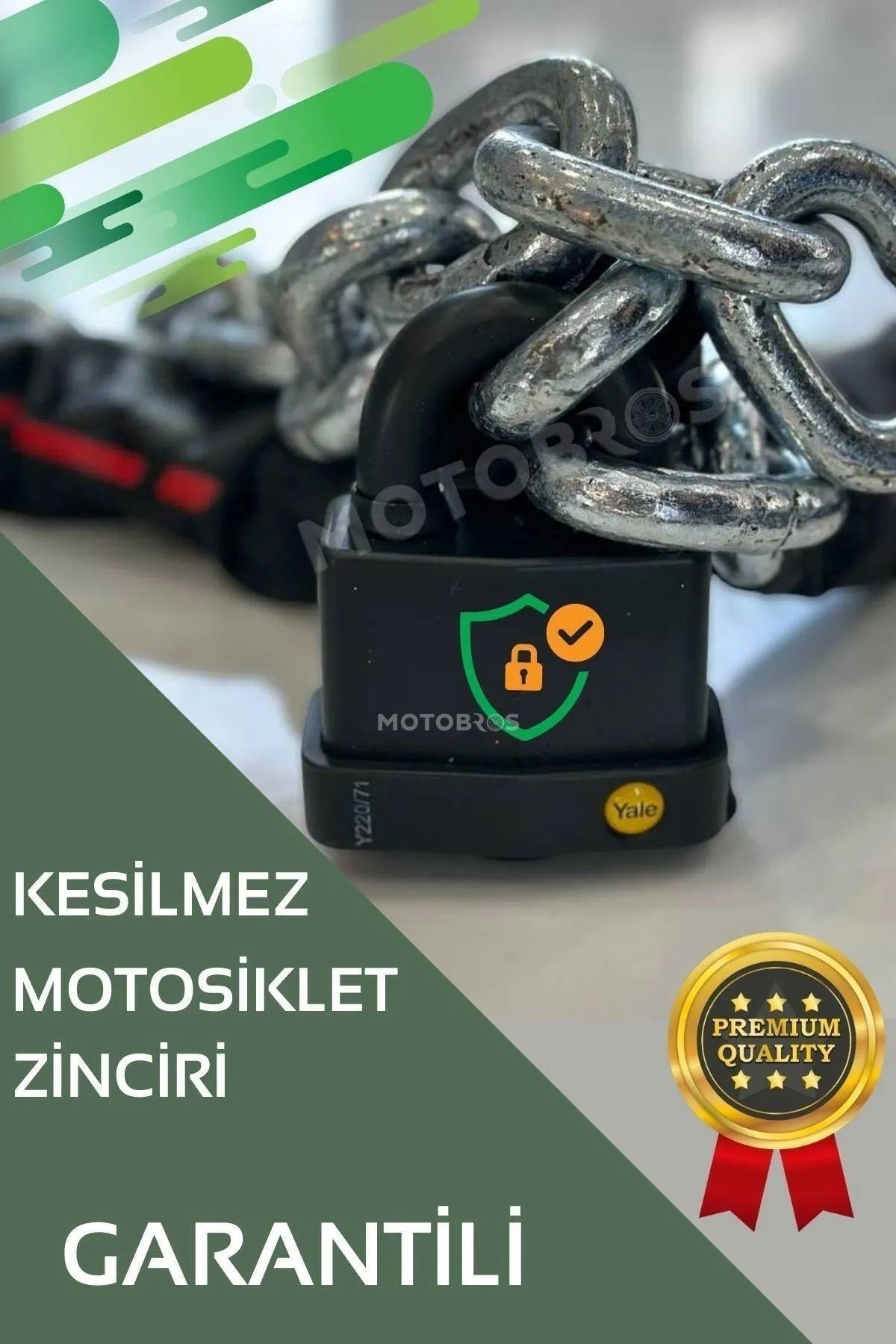 G-80 Işlenmiş 10mm Motosiklet- Bisiklet Güçlendirilmiş Çelik Zincir Ve Pvc Kilit 2 Metre