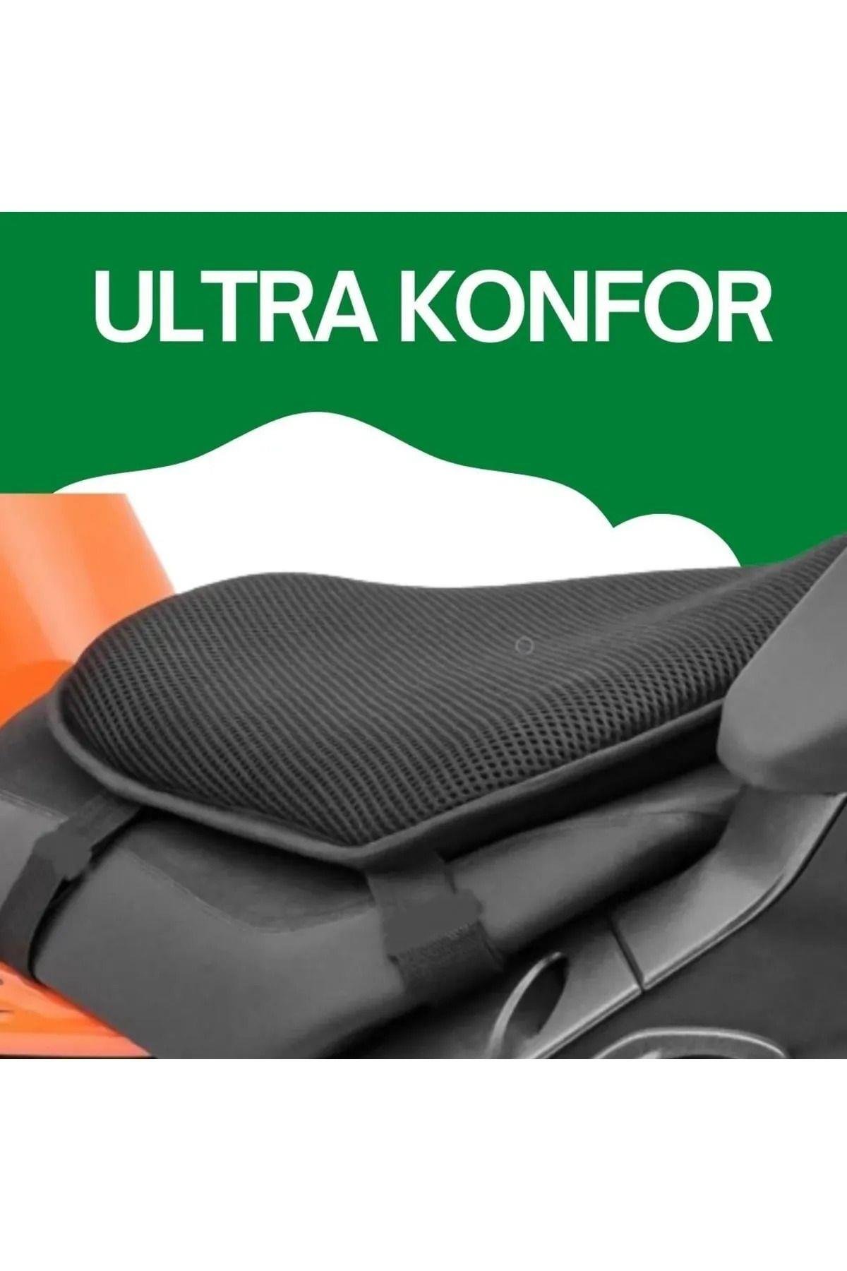Honda Dio Uyumlu Airfile Konfor Sele Mevsimlik Terletmez (Deri Sele Kılıfı Hediye)
